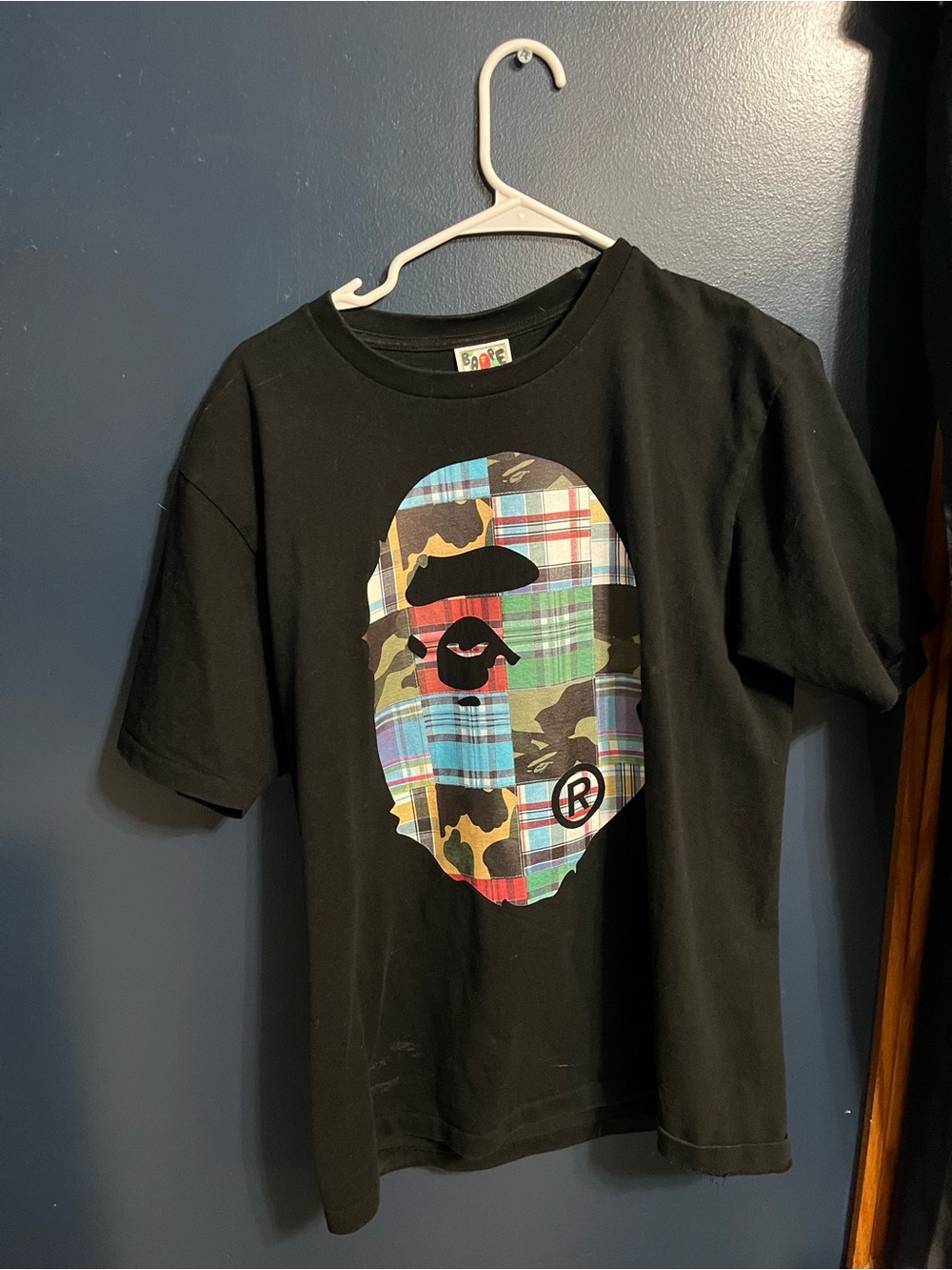 BAPE Patchwork Big Ape Black T-Shirt